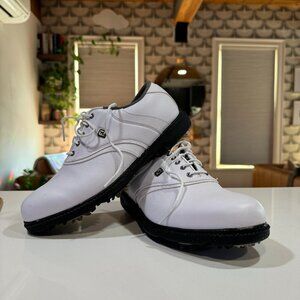 FootJoy Men's FJ Originals Golf Shoe, White/White, 7.5 Wide